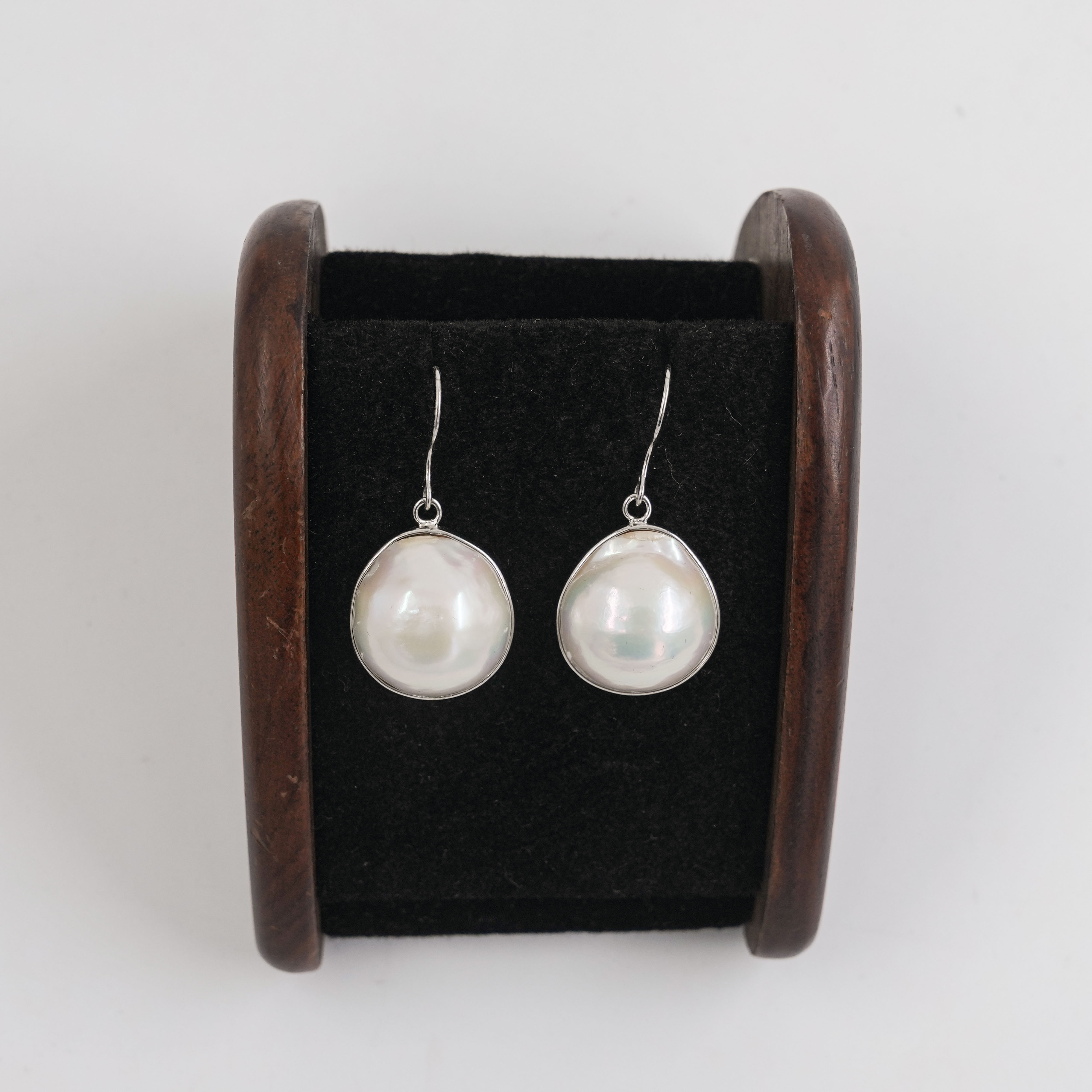 92.5 Silver Baroque Pearl Hangings